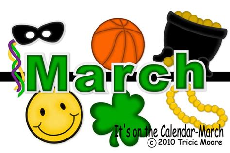 March Clip Art March Calendar Header Clip Art Clip Art Calendar