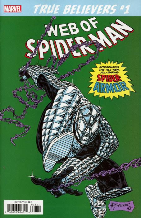 True Believers Spider Man Spider Armor 1 Marvel Comics Comic