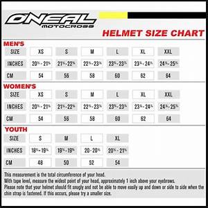 Helmet Size Chart Motodomains