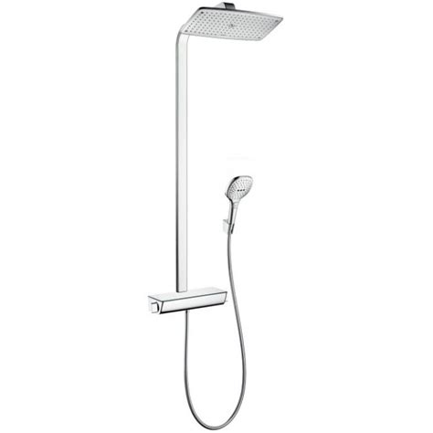 Hansgrohe bathroom faucets combine top design with the highest quality and innovative functions. Hansgrohe Raindance Select Showerpipe 27112001 (With ...