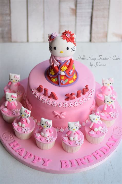 Hello Kitty Fondant Cake Hello Kitty Fondant Wedding Cake Art Cake
