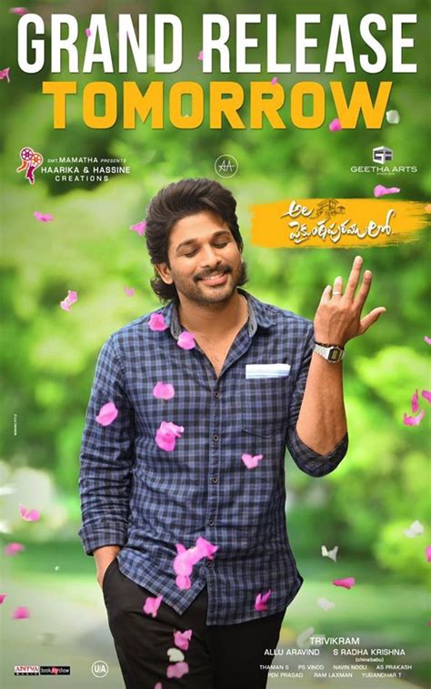 Ala vaikuntapuramlo movie hd photos stills | allu arjun. Allu Arjun Ala Vaikunthapuramulo Movie First Look ULTRA HD ...