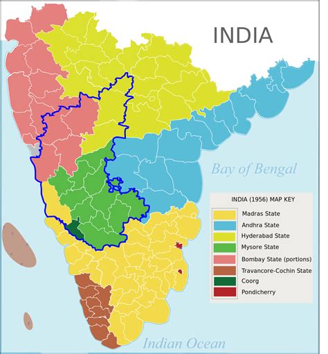 Google map of karnataka (india). List of districts of Karnataka - Wikipedia