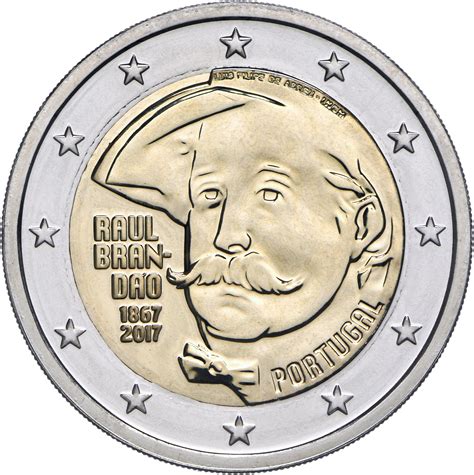 Pe okazii.ro cumperi online produse cu reducere si livrare gratuita din stoc. Portugal 2 euro 2017 - 150 Years of the Birth of Raul ...