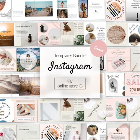 Canva Instagram Templates Bundle Masterbundles