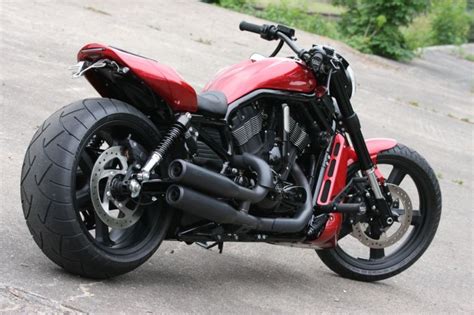 Harley Davidson V Rod Red By Thunderbike
