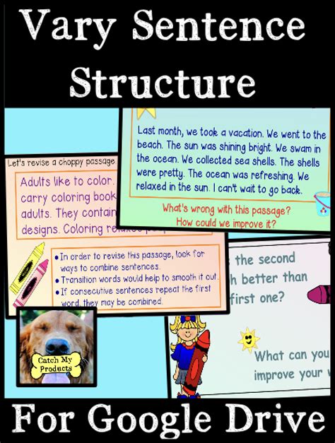 Varying Sentence Structure in Writing | Sentence structure ...
