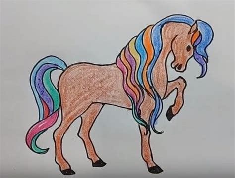 This is a simple lesson designed for beginners and kids with real easy to follow steps. How to draw a horse and coloring for kids