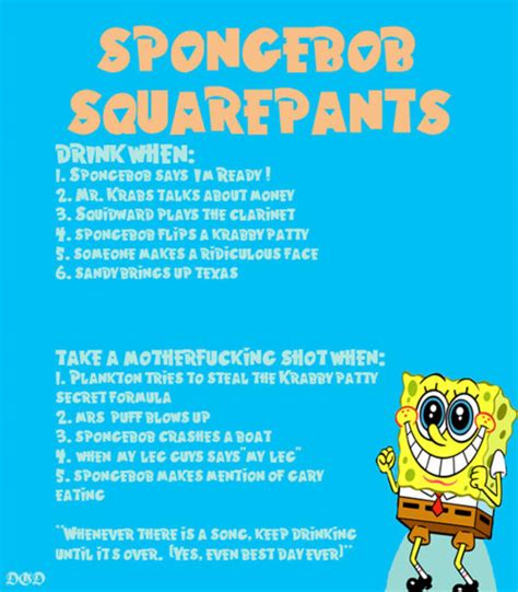 Spongebob Drinking Game | TV Drinking Games | Know Your Meme