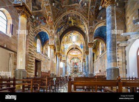 Italy Sicily Palermo Piazza Bellini The San Cataldo Church Of The