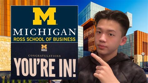 This Is How I Got Directly Admitted Into Michigan Ross School Of