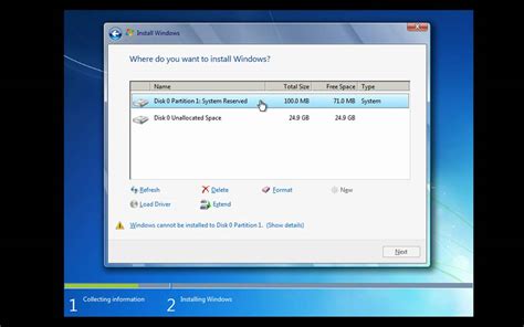 How To Install And Partition Windows 7 Youtube