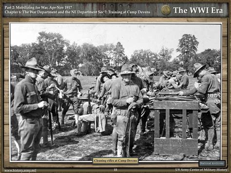Training At Camp Devens The Wwi Era Us Army Center Of Military