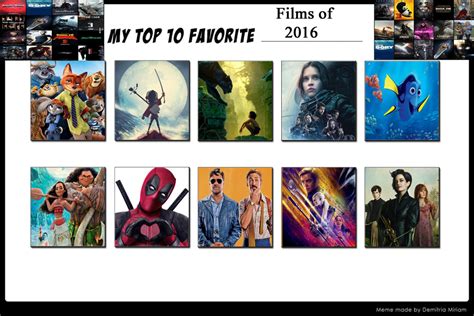 My Top 10 Favorite Movies Of 2016 By Ezmanify On Deviantart