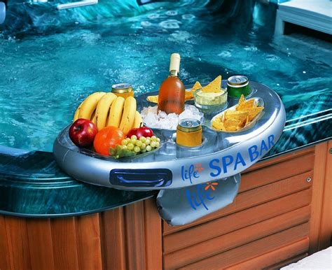hot tub life single spa bar float htcp6955 hot tub bar hot tub accessories inflatable hot tubs