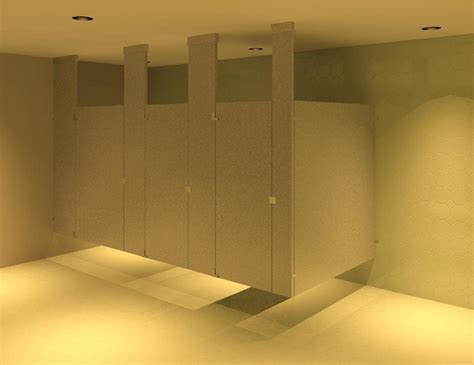 The largest floor mounted partitions rise all the way up to the ceiling, taking the place of dry wall construction. American Sanitary Partition Corp. Compartments and ...