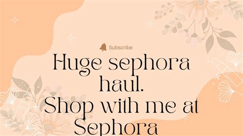 Shop With Me At Sephora Huge Sephora Shopping Spree💕 Youtube