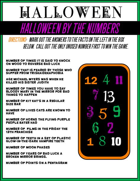 Printable Halloween Party Games For Adults Print And Play No Stress
