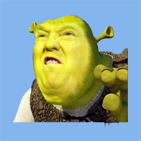 Shrek Trump Shrek Is Love Pillow Teepublic