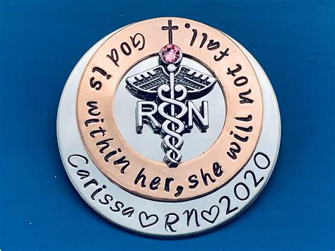 Personalized Pin For Rn Nursing Pin Bsn Nurse Pin Etsy