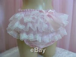 Adult Baby Sissy Satin Babydoll Negligee Nightie Dress Camisole