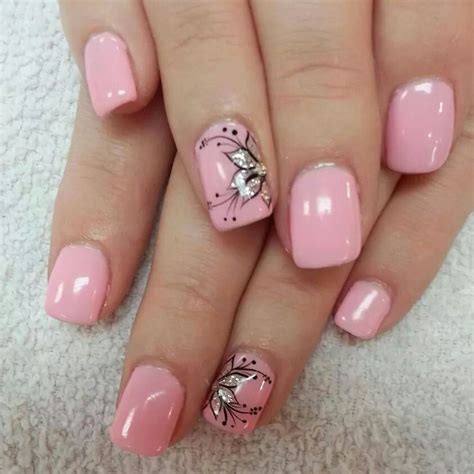 # NAILS | Pink nail art designs, Pink nail art, Flower nails
