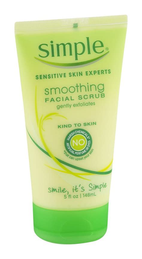 Smoothing Facial Scrub Kind To Skin Simple 5 Fl Oz Delivery