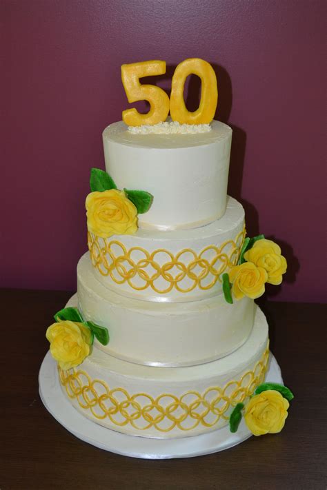 50th Wedding Anniversary Cake What An Accomplishment To Celebrate