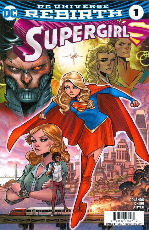 Supergirl 1 Dc Comics April 2017 Walmart Edition Brian Ching Cover