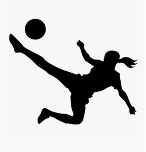 Soccer Player Girl Silhouette Kicking Ball Indy Sport Stickers Bd9