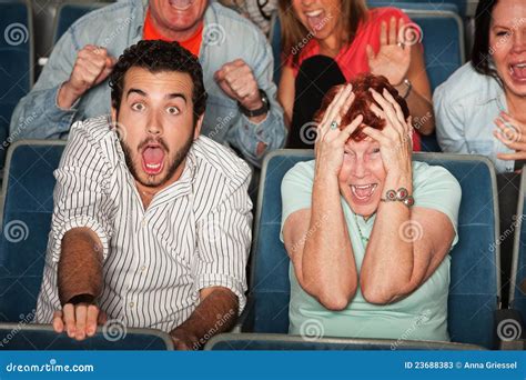 Scared Audience Stock Photos Image 23688383