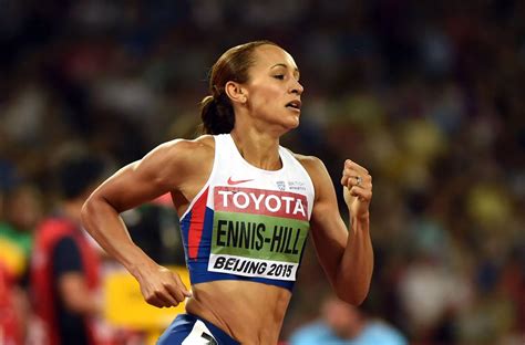 Jessica Ennis Hill Wins The The Womens Heptathlon At The 15th Iaaf