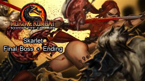 Sexy Skarlet Final Boss Ending Mortal Kombat Komplete Edition Youtube