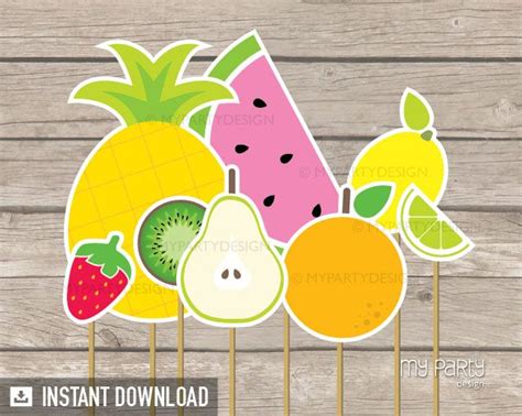 Tutti Frutti Party Printable Party Pack With Images Fruit Party