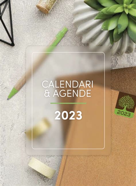 Calendari E Agende 2023 V2 Da Personalizzare Promo Cataloghi