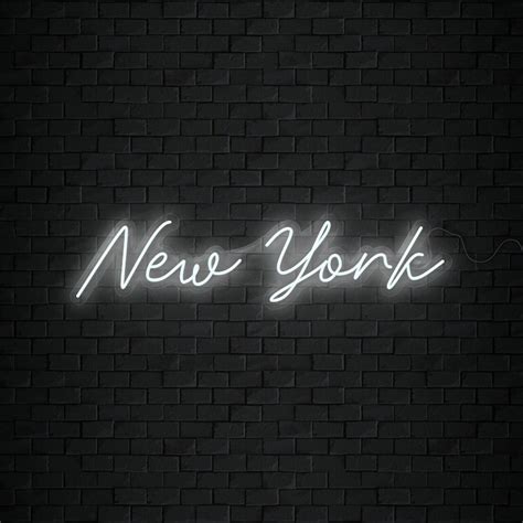 New York Neon Sign Personalize Led Neon Signs Light For Etsy