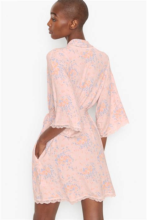 Buy Victorias Secret Heavenly By Victoria Modal Lace Trim Robe From