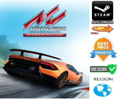 ASSETTO CORSA ULTIMATE Edition ALL DLC PC STEAM GLOBAL SECURE FAST 0