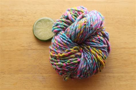 Handspun Yarn Neon Yarn Soft Yarn For Crochet Heavy Worsted Etsy