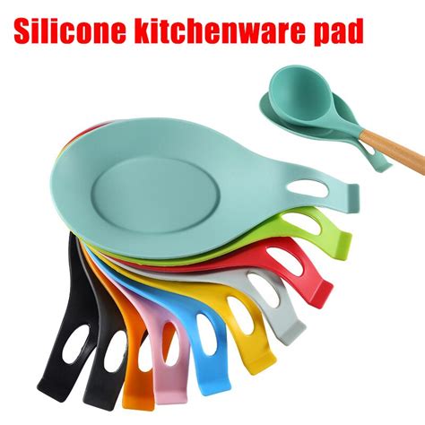 Heat Resistant Spoon Holder Silicone Spoon Rest Spoon Holder Durable