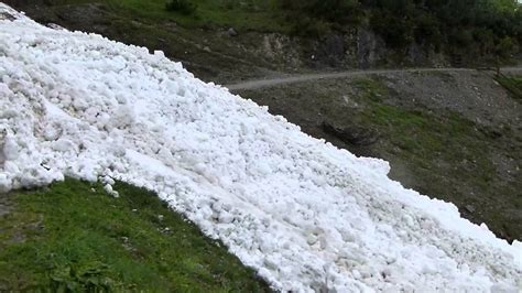 Incredible Snow Melting Snow River Höttinger Alm Youtube