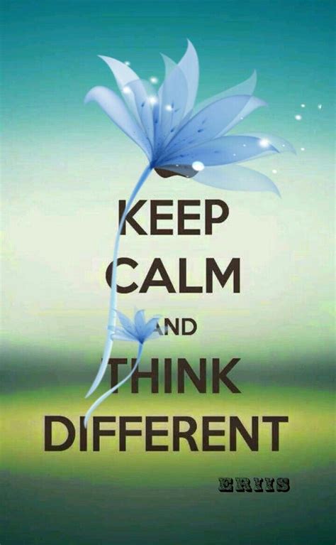 Think Different Self Help Calm Calm Artwork