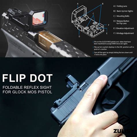 Mini Rmr Sro Red Dot Scope Collimator For Glock Reflex Sight Scope Fit