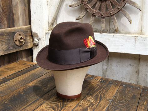 Superb Mens Vintage Royal Stetson Fedora Hat Size 7 14 Oval Ebay
