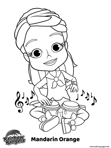 Click the rainbow rangers characters coloring pages to view printable version or color it online (compatible with ipad and android tablets). Rainbow Rangers Drummer Cheerleader Mandy Coloring Pages ...