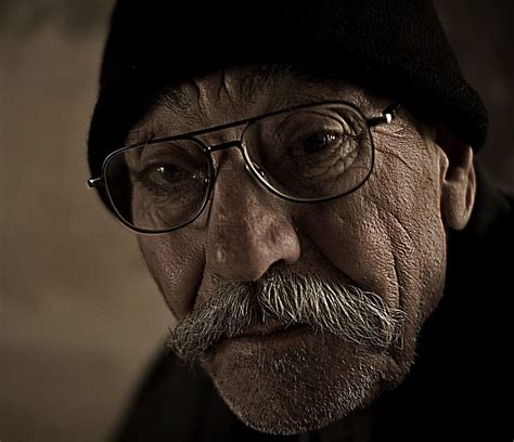 Elderly Man With Glasses And A Beard By Yuribonder