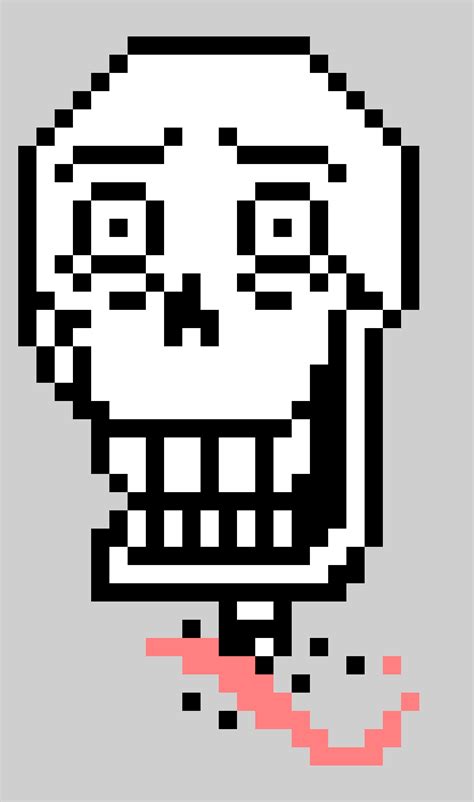 Undertale Papyrus Sprite Pixel Art Maker