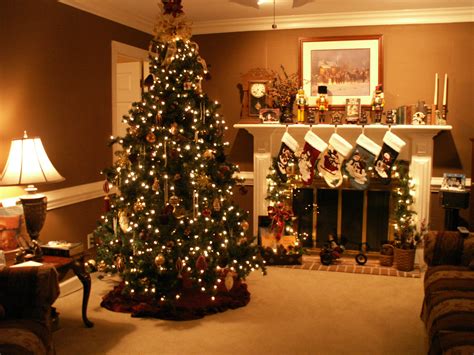 Christmas Fireplace Fire Holiday Festive Decorations Wallpaper