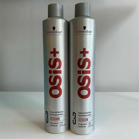 Schwarzkopf OSiS Finish Session Extreme Hold Hairspray 500ml PACK OF 2