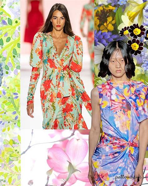 Maybe you would like to learn more about one of these? Spring/Summer 2021 Print & Pattern Trend - Ethereal Flower ...
